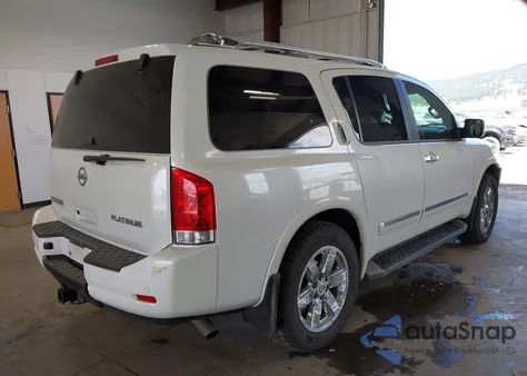 2014 Nissan Armada Platinum/Sl/Sv z USA, uszkodzony, nr VIN 5N1AA0NE1EN607357